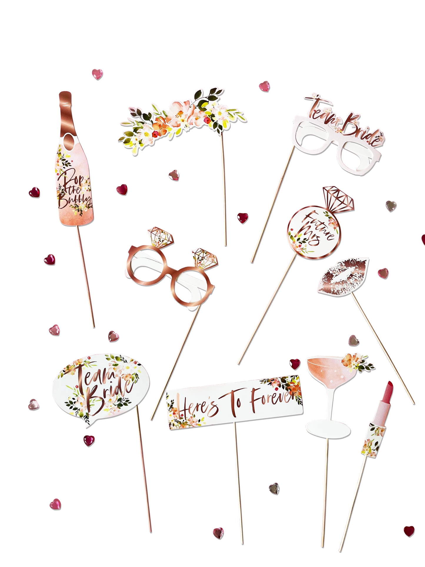 Photobooth kiegészítők szórakoztató lánybúcsú fotókhoz